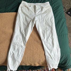 Loft white jeans